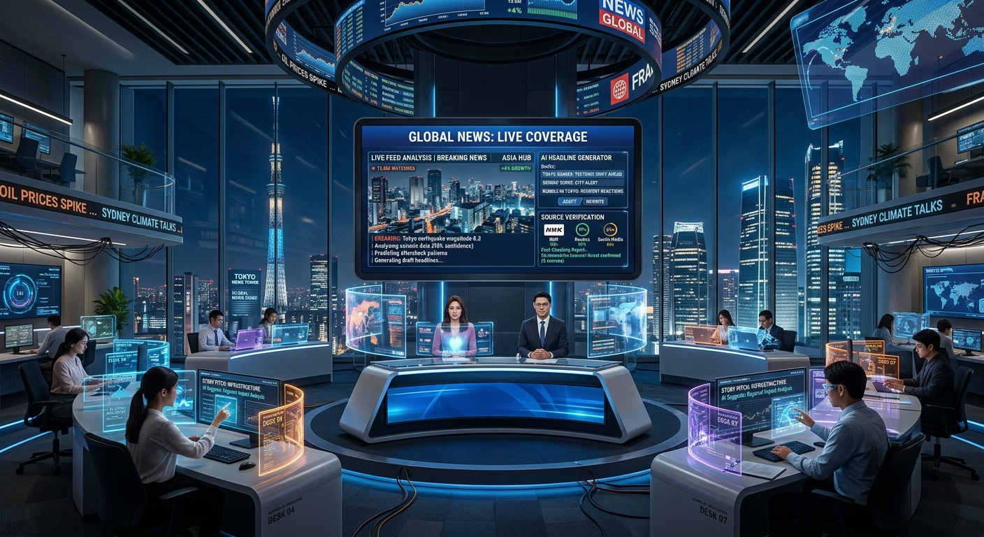 AI Journalism transforming digital news production and reporting in 2026