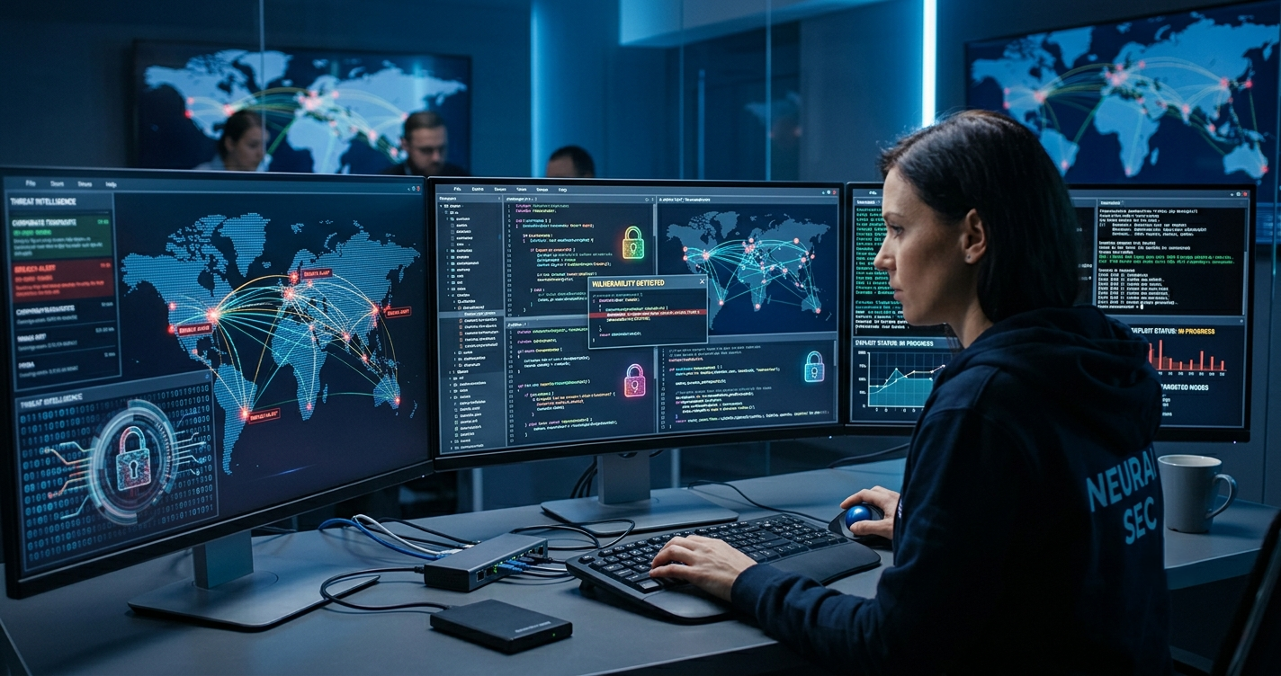 Ethical hacking expert performing cybersecurity penetration testing in 2026