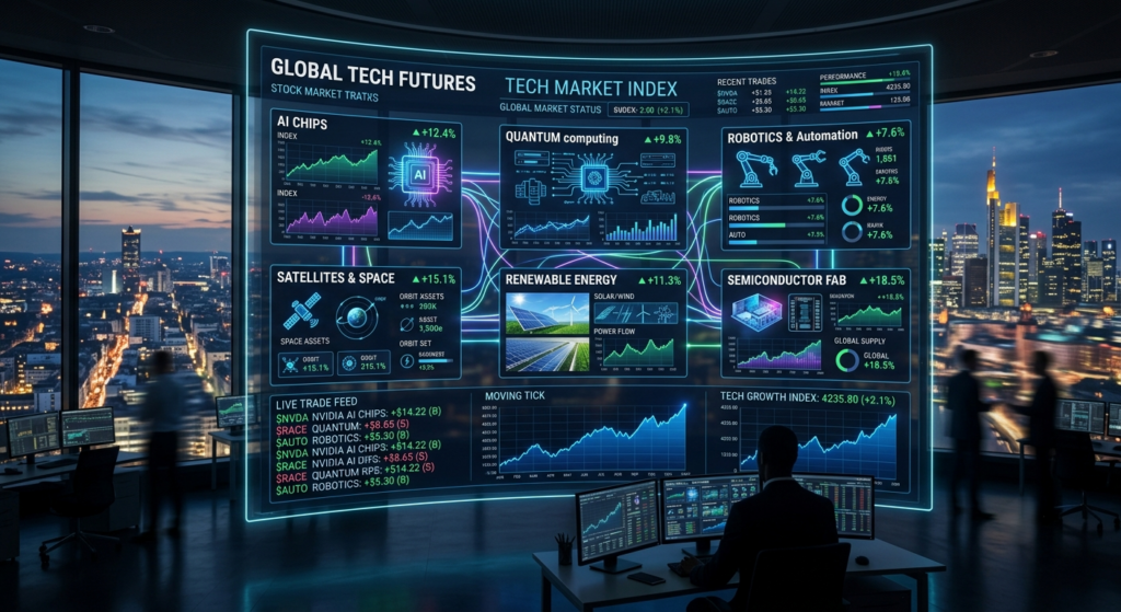 Future Tech Stocks: 8 Breakthrough Industries Driving Tomorrow’s Economy